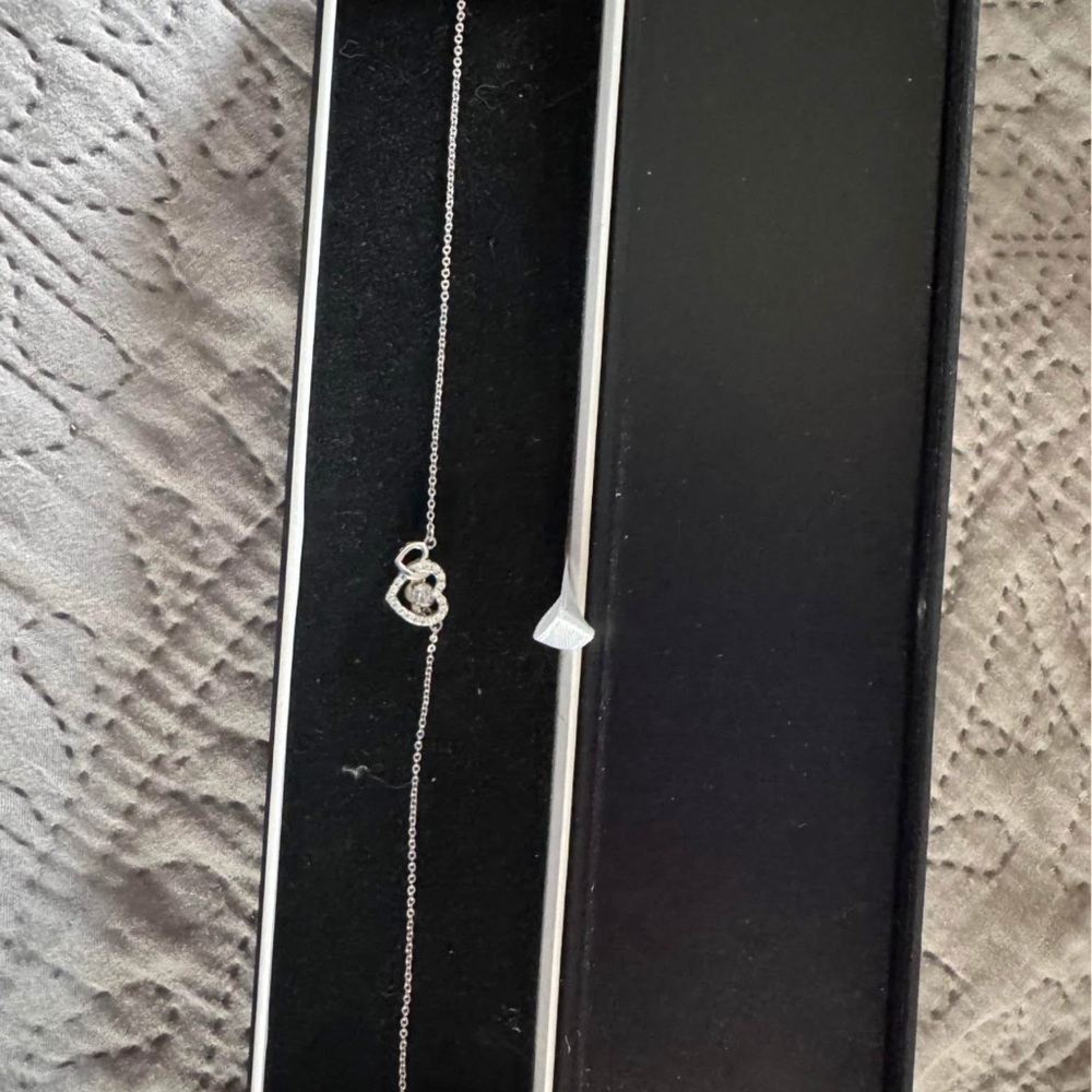 Sterling Silver  Silver Infinity Necklace
